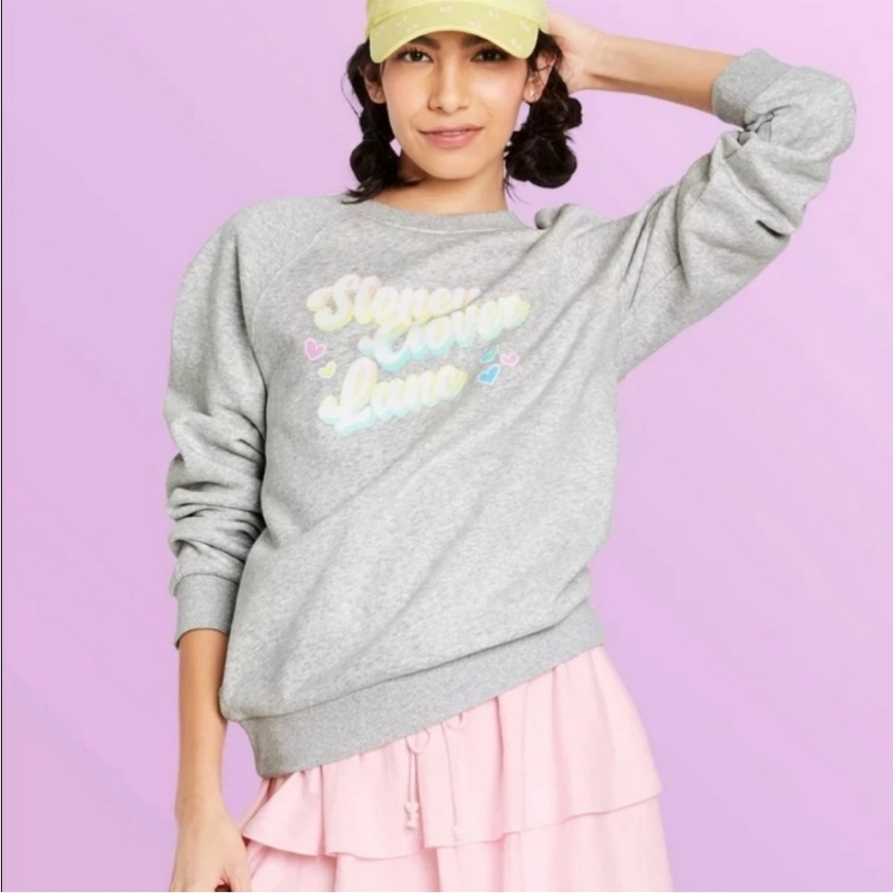 Stoney Clover Lane Women’s XS Gray Crewneck Sweatshirt
